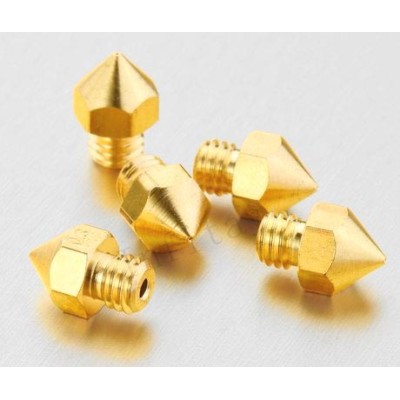 Ugello 0,4mm MK8 per Estrusore Hot End Stampante 3D Prusa Mendel Brass Nozzle